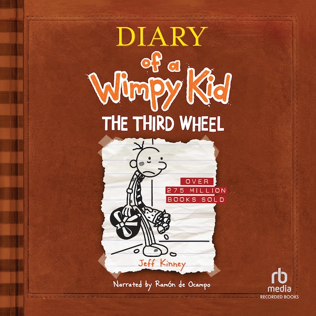 Boekomslag van Diary of a Wimpy Kid: The Third Wheel