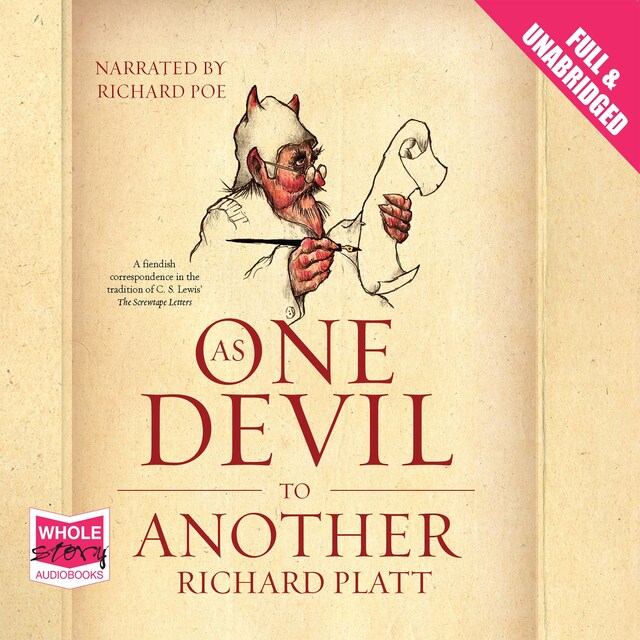 Book cover for As One Devil to Another