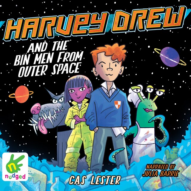 Buchcover für Harvey Drew and the Bin Men From Outer Space