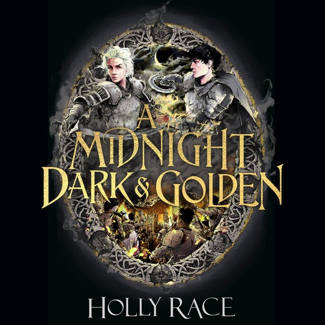 Book cover for A Midnight Dark and Golden