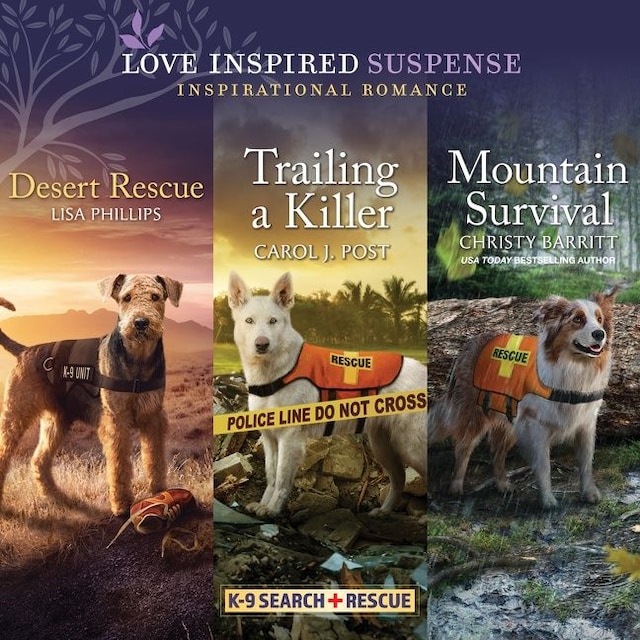 Buchcover für Desert Rescue & Trailing a Killer & Mountain Survival