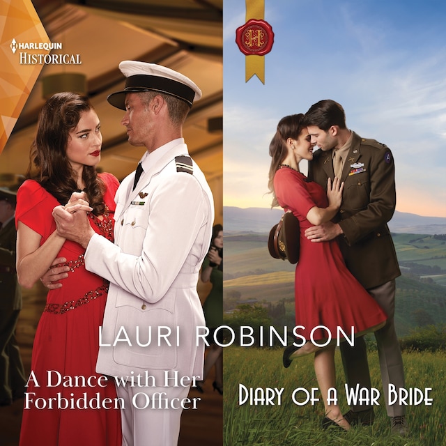 Bokomslag for A Dance with Her Forbidden Officer & Diary of a War Bride