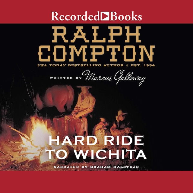 Book cover for Ralph Compton Hard Ride to Wichita