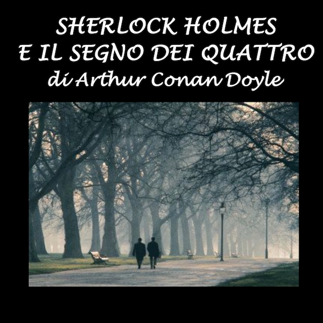 Boekomslag van Sherlock Holmes e il segno dei quattro