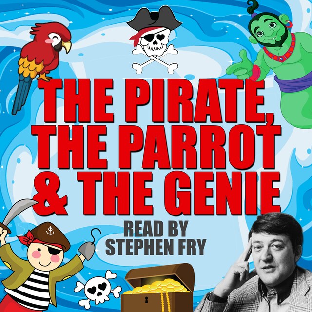 Book cover for The Pirate, The Parrot & The Genie