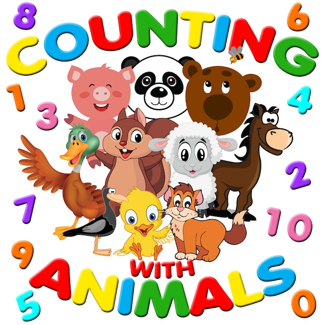 Couverture de livre pour Counting with Animals