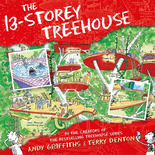 Couverture de livre pour The 13-Storey Treehouse