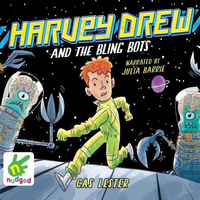 Book cover for Harvey Drew and the Bling Bots