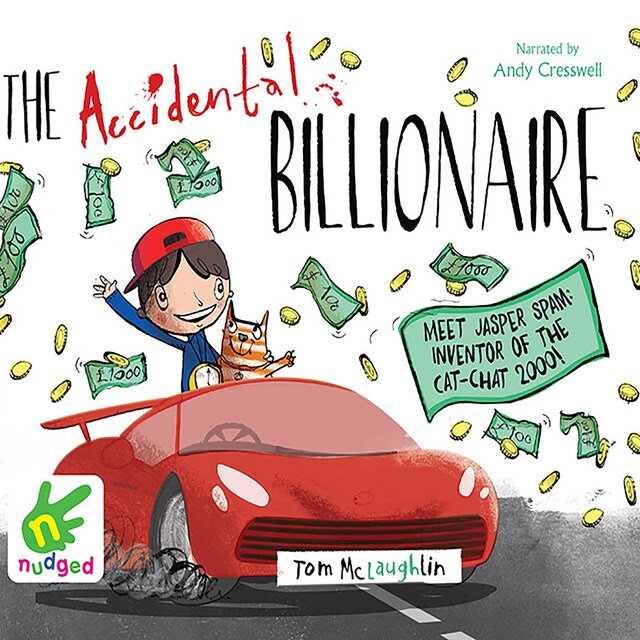 Book cover for The Accidental Billionaire