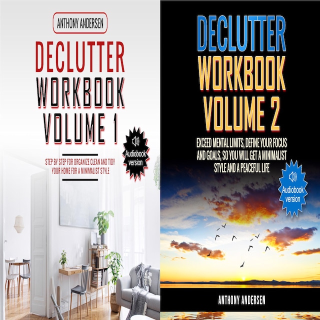 Book cover for Declutter Workbook 2 ebooks in 1