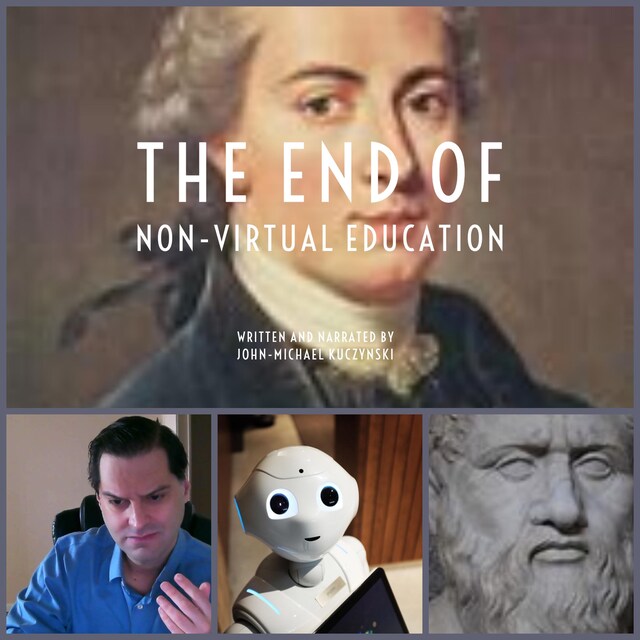 Book cover for the end of non-virtual education