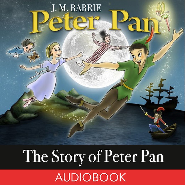 Kirjankansi teokselle The Story of Peter Pan