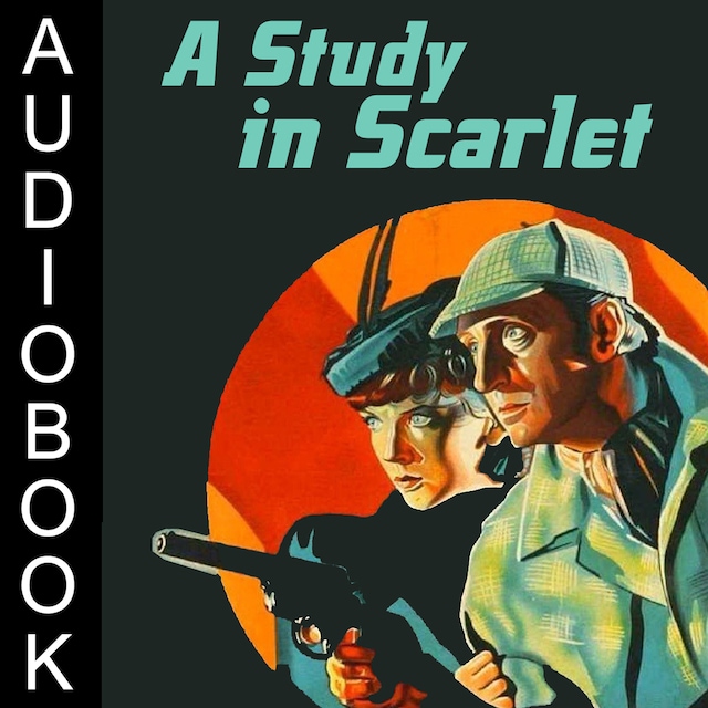 Boekomslag van A Study in Scarlet