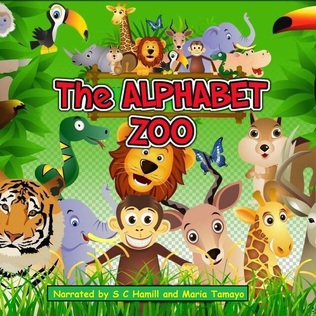 Bokomslag för The Alphabet Zoo. A to Z Children's Picture book. Children's rhymning books.