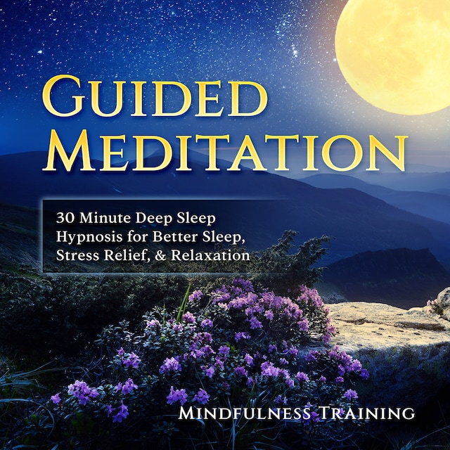 Book cover for Guided Meditation: 30 Minute Deep Sleep Hypnosis for Better Sleep, Stress Relief, & Relaxation (Self Hypnosis, Affirmations, Guided Imagery & Relaxation Techniques)