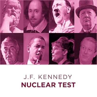 Great Speeches  Nuclear Test
