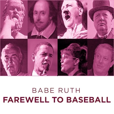Babe Ruth Farewell to Baseball