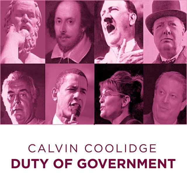 Kirjankansi teokselle Calvin Coolidge Duty of  Government