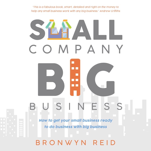Book cover for Small Company Big Business - how to get your small business ready to do business with big business