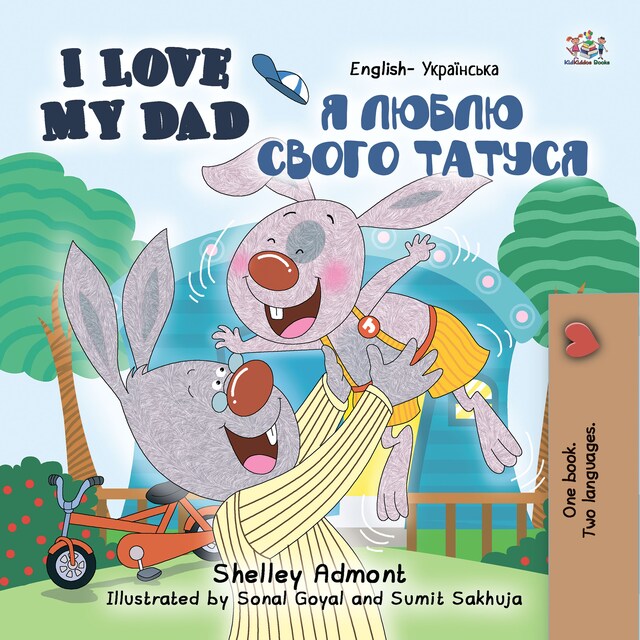Portada de libro para I Love My Dad (English Ukrainian)