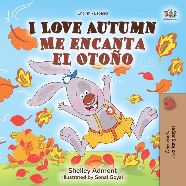 Portada de libro para I Love Autumn Me encanta el Otoño (English Spanish)