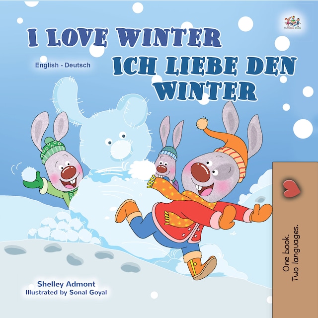 Portada de libro para I Love Winter (English German)