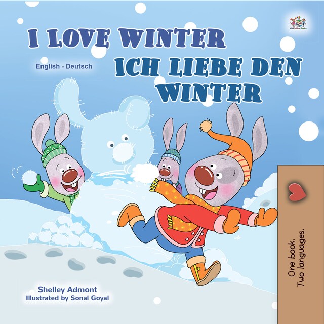 Portada de libro para I Love Winter (English German)