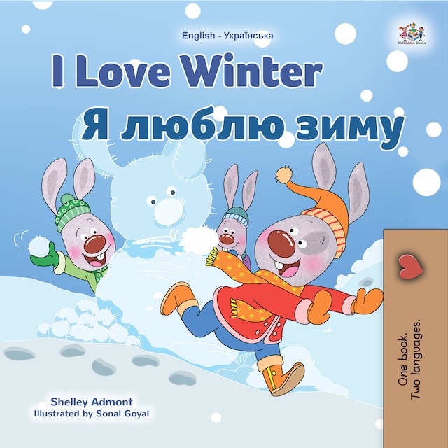 Portada de libro para I Love Winter (English Ukrainian)