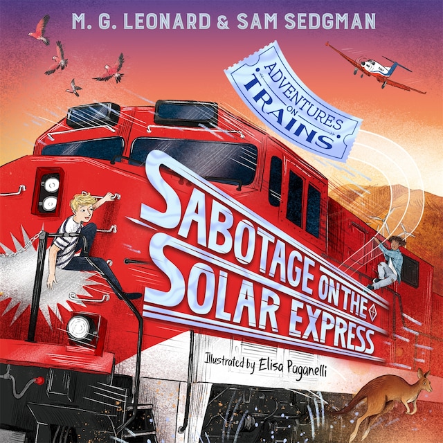 Kirjankansi teokselle Sabotage on the Solar Express