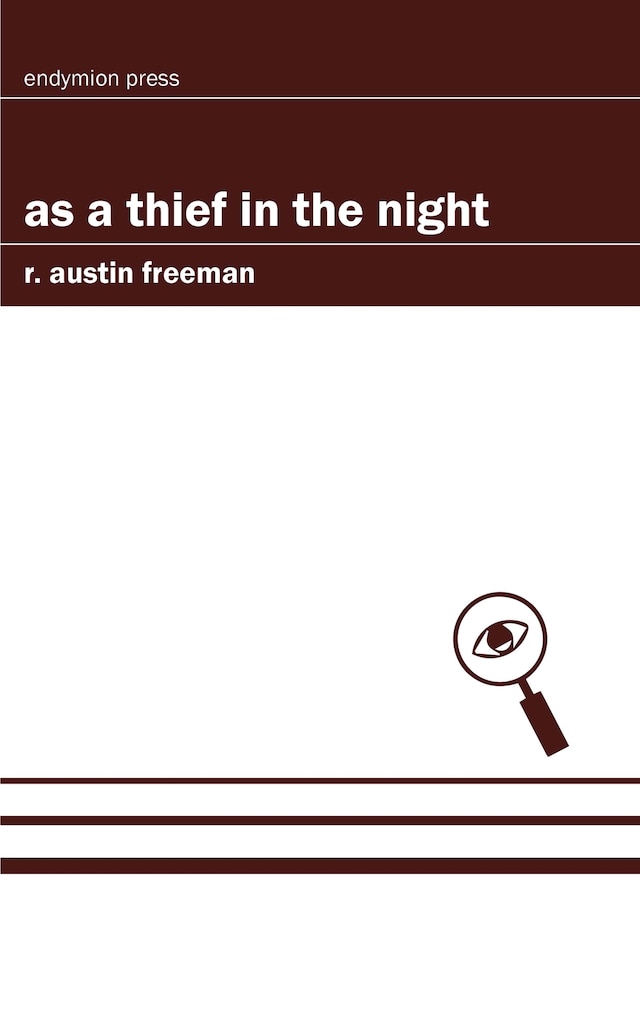Book cover for As a Thief in the Night