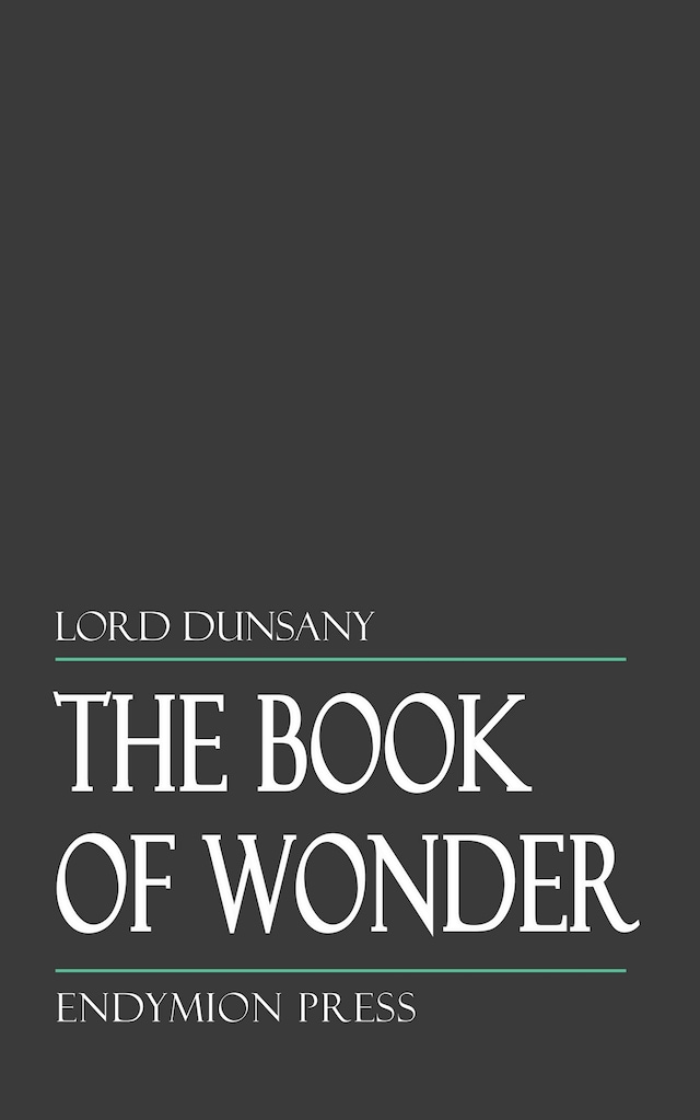 Boekomslag van The Book of Wonder