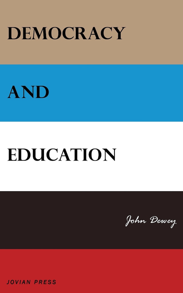 Book cover for Democracy and Education