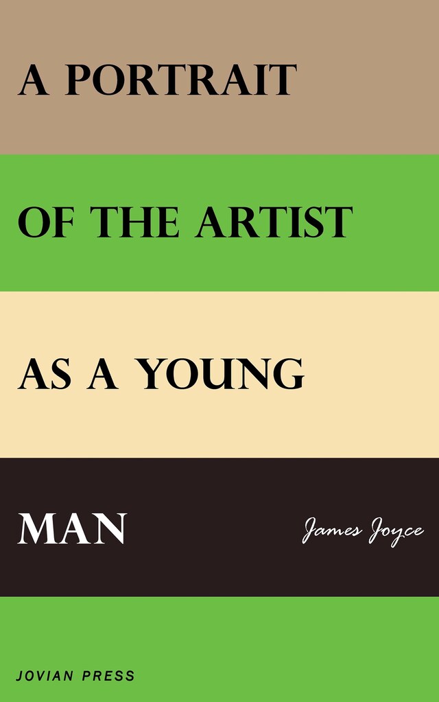 Book cover for A Portrait of the Artist as a Young Man