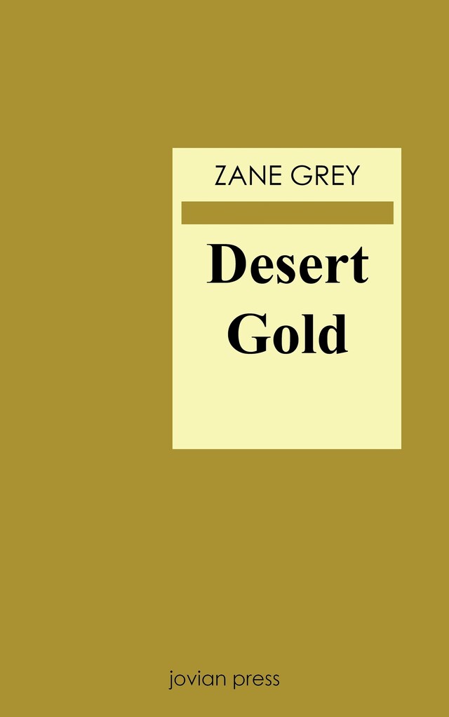 Book cover for Desert Gold