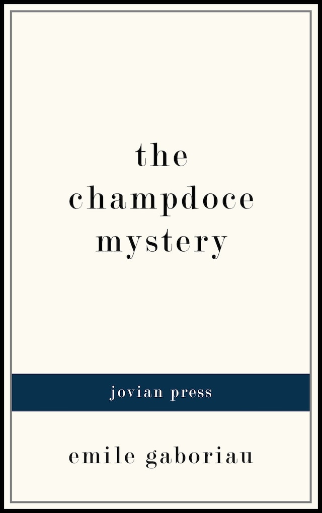 Boekomslag van The Champdoce Mystery