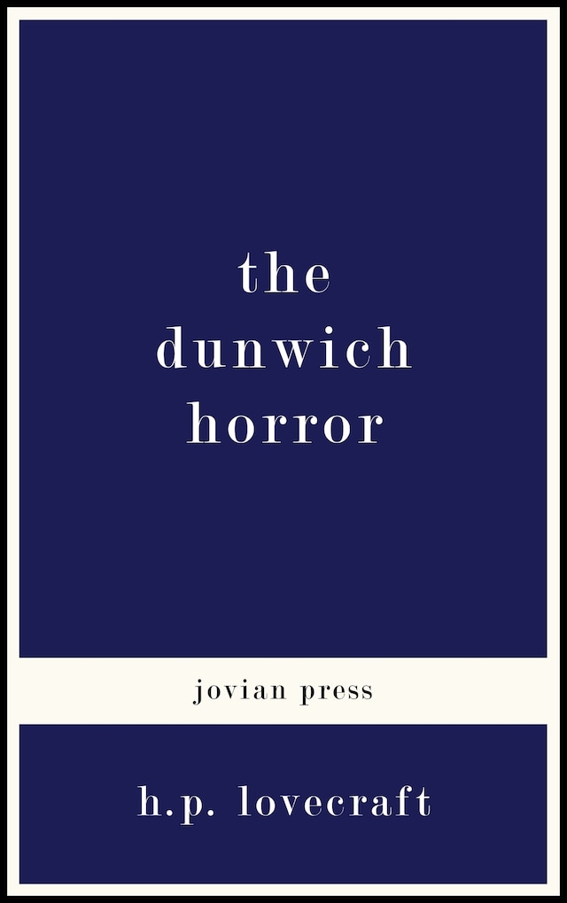 Book cover for The Dunwich Horror