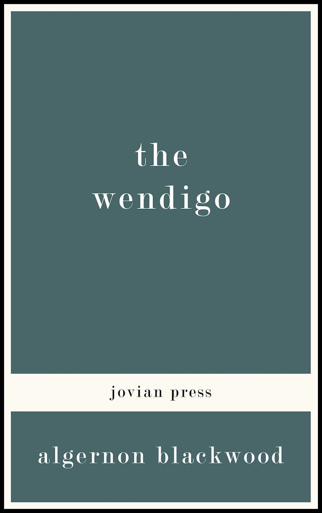 Book cover for The Wendigo