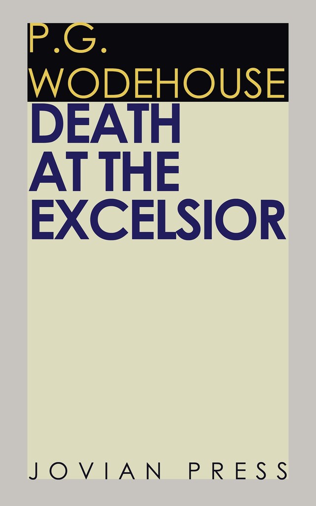 Book cover for Death at the Excelsior