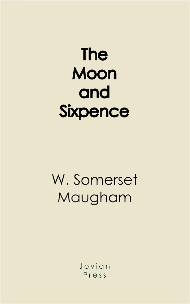 Book cover for The Moon and Sixpence