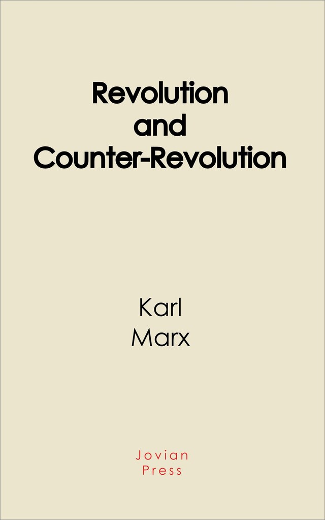 Book cover for Revolution and Counter-Revolution