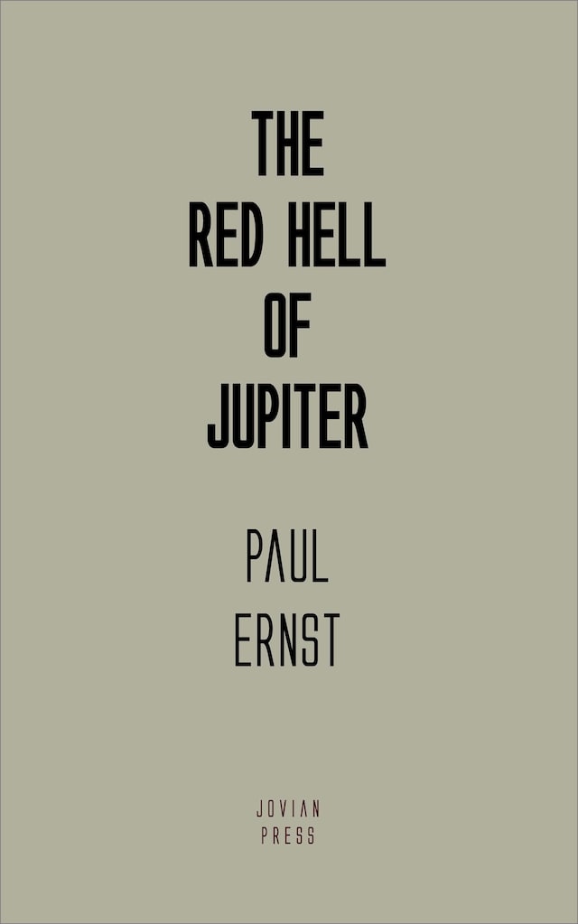 Boekomslag van The Red Hell of Jupiter