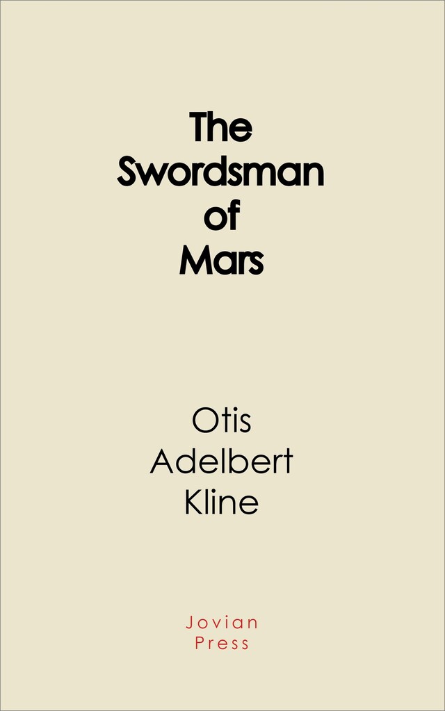 Book cover for The Swordsman of Mars