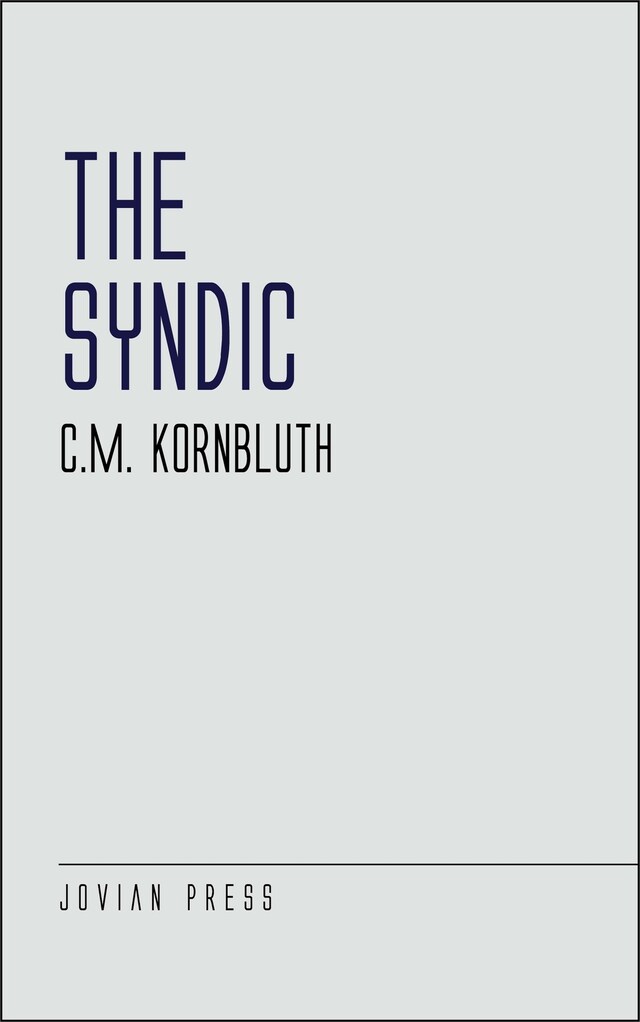 Book cover for The Syndic