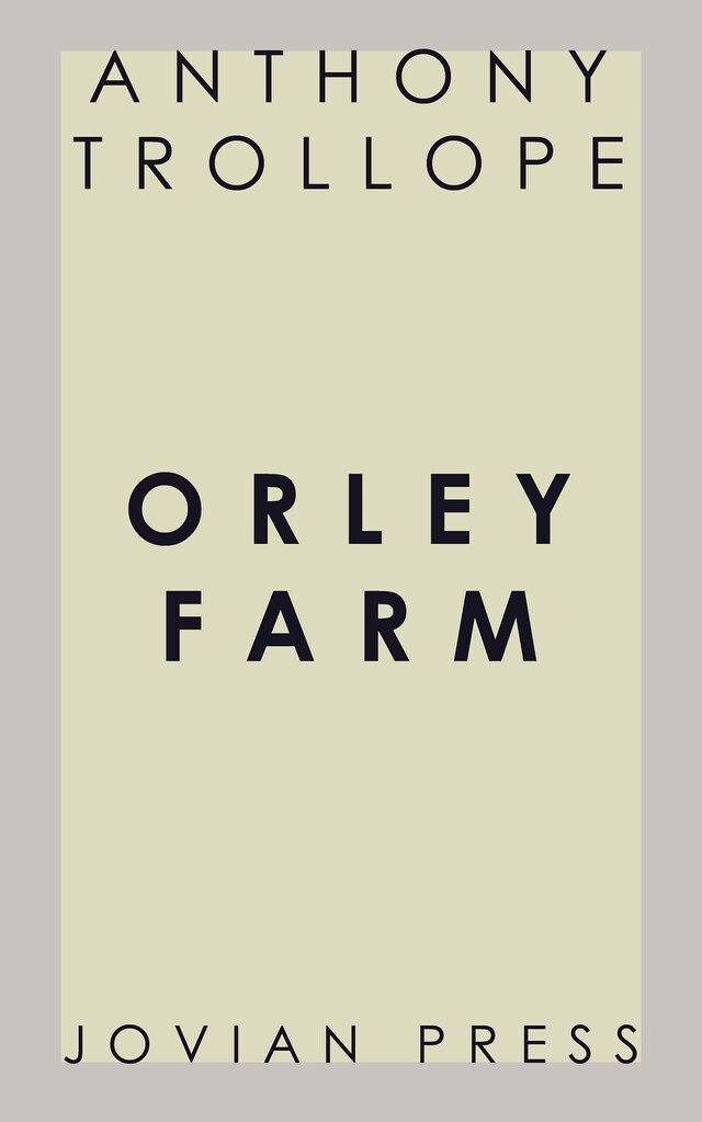 Buchcover für Orley Farm