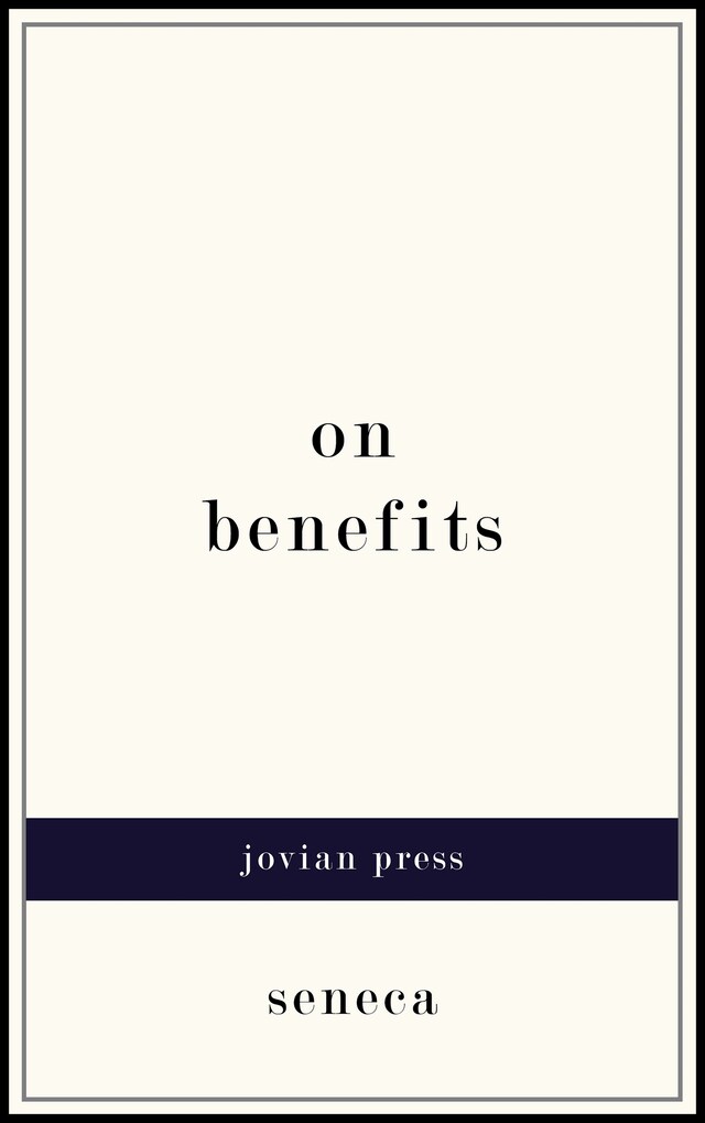 Portada de libro para On Benefits