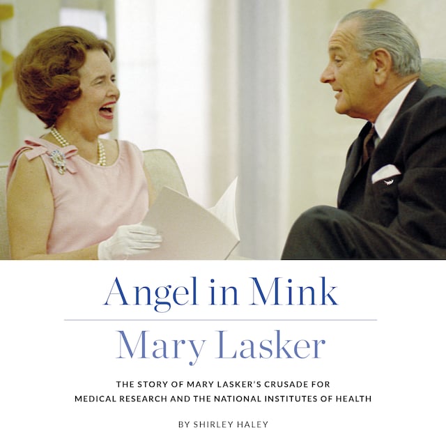 Book cover for Angel in Mink: Mary Lasker