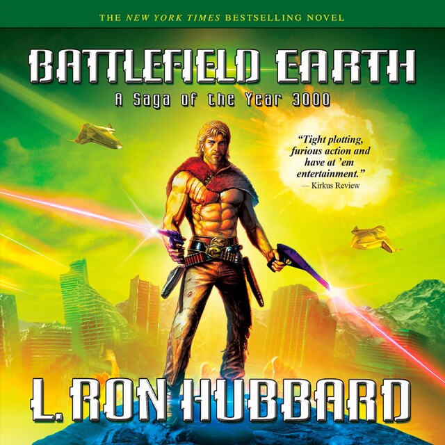 Couverture de livre pour Battlefield Earth Audiobook (Abridged): Science Fiction New York Times Best Seller