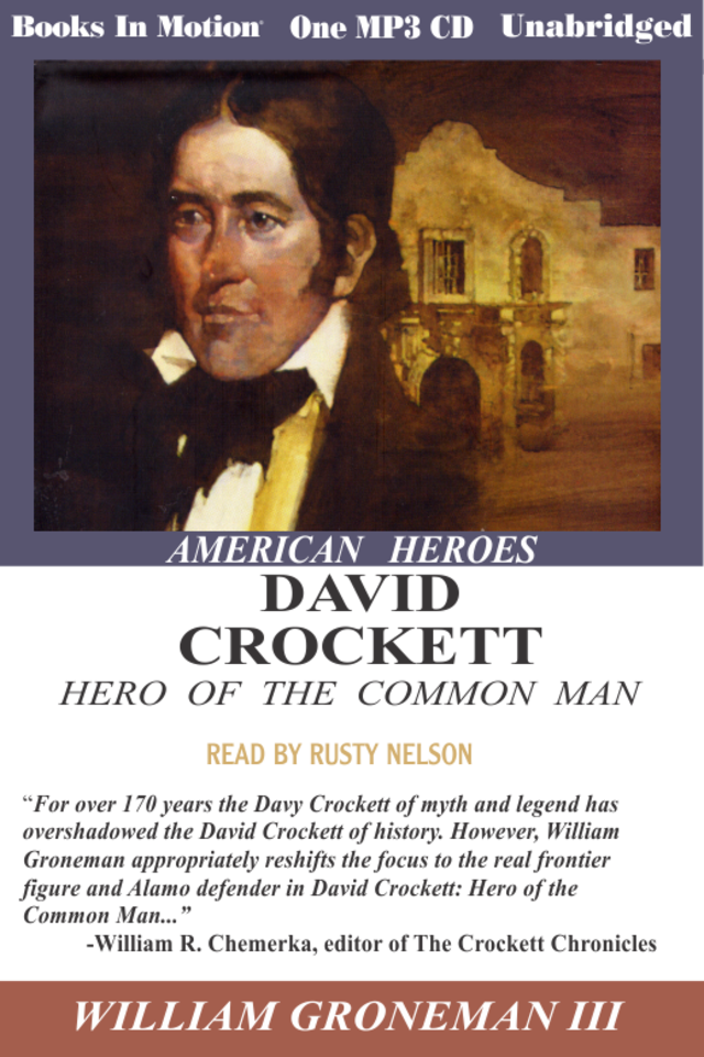 Copertina del libro per David Crockett, Hero of the Common Man