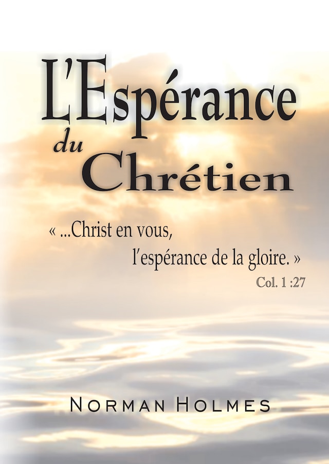 Bogomslag for L’Espérance du Chrétien