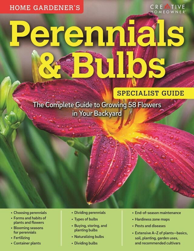 Book cover for Home Gardener's Perennials & Bulbs